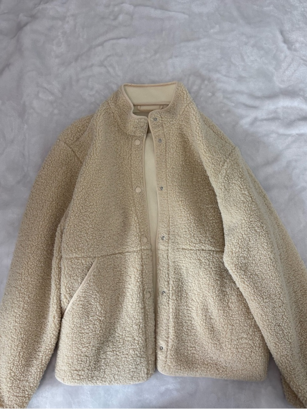 JJXX Cream Sherpa Jacket